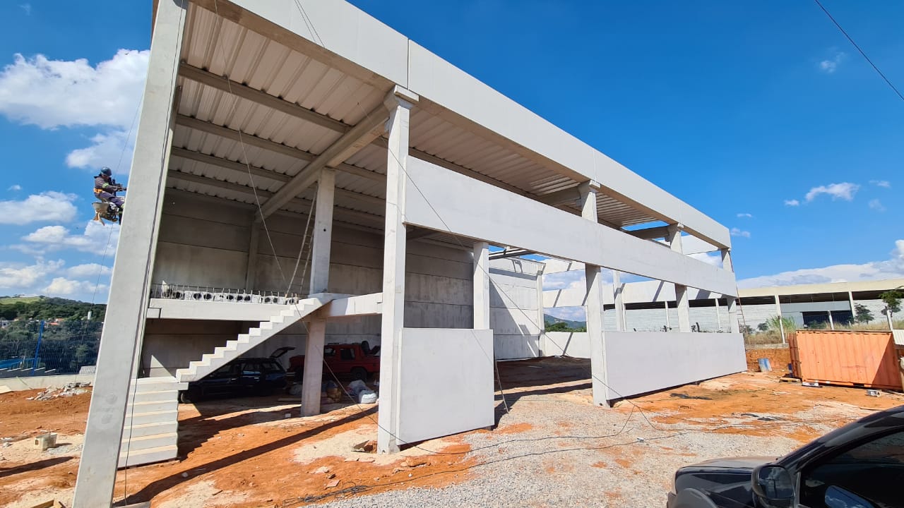 Obras de expansão.